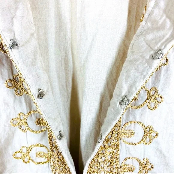 Calypso St. Barth 100% Cotton Rowena Tunic Dress / Swimsuit Cover-Up EUC - Picture 5 of 6